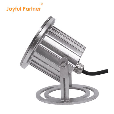 एलईडी अंडर वाटर लाइट्स IP68 स्टेनलेस स्टील 316 3x2W तालाब के लिए माउंटिंग बेस के साथ