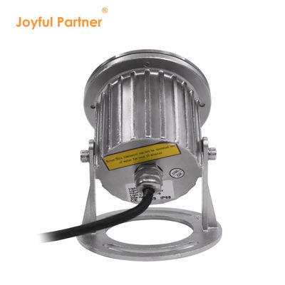 एलईडी अंडर वाटर लाइट्स IP68 स्टेनलेस स्टील 316 3x2W तालाब के लिए माउंटिंग बेस के साथ