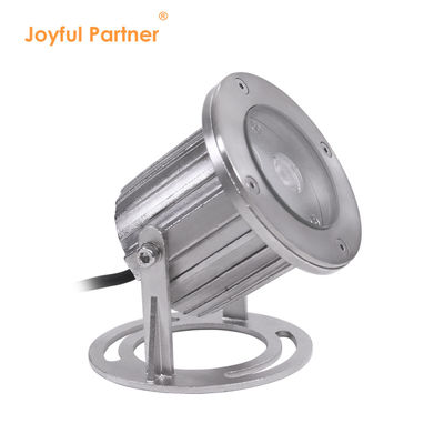 3W DC12V 24V RGB स्टेनलेस स्टील 316SS IP68 जलरोधक एलईडी पानी के नीचे रोशनी तालाब के लिए