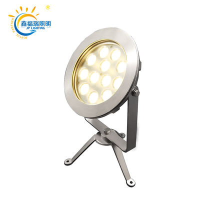 OEM CE ROHS प्रमाणन स्टेनलेस स्टील316 IP68 जलरोधक 12x2W एलईडी आरजीबी तालाब रोशनी
