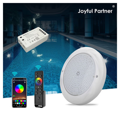 सतह पर घुड़सवार राल से भरा हुआ IP68 AC12V ABS+PC RGBW SMD 2835 पानी के नीचे स्विमिंग पूल प्रकाश व्यवस्था