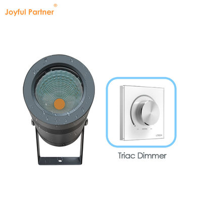 DIA 50mm 6W CREE COB एलईडी एल्यूमीनियम फेस कवर DC12v 24v गार्डन स्पाइक लाइट्स