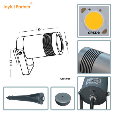 ठंडी सफेद बाहरी परिदृश्य प्रकाश व्यवस्था