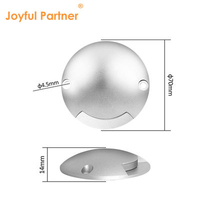 रीसेस्ड एलईडी सीढ़ी लाइट एंटी-यूवी एनोडाइज्ड डीसी12वी एसएमडी2835 एलईडी1डब्ल्यू आधुनिक आउटडोर इनडोर फिक्स्चर