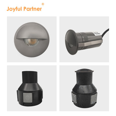 IP67 एलईडी 12V-24VDC कम वोल्टेज 1W 3W ग्राउंड दफन एलईडी ग्राउंड लाइट के साथ फ्रॉस्टेड ग्लास