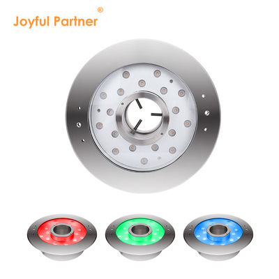 आनंददायक साथी 6W 9W 12W 18W 24V DMX नियंत्रण स्टेनलेस स्टील IP68 पानी के नीचे आरजीबी फव्वारा रोशनी