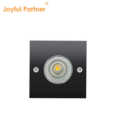 COB एलईडी 6W 12V/24V इनग्राउंड लाइट्स एंटी ग्लेयर IP67 वाटरप्रूफ आउटडोर स्क्वायर / गोल एल्यूमीनियम आवास