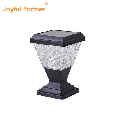 आउटडोर सौर स्तंभ हेड लाइट IP65 वाटरप्रूफ 2835 SMD एलईडी 150lm/w एंटी यूवी पीसी हाउसिंग