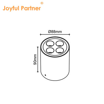 IP65 छत प्रकाश सतह घुड़सवार डाउनलाइट वाटरप्रूफ स्पॉट लाइट 6000K Smd सफेद एलईडी डाउनलाइट