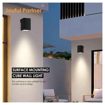 आउटडोर इंडोर वॉल एलईडी लाइट स्क्वायर 8W डीसी 24v गर्म सफेद एसएमडी एलईडी कास्टिंग एल्यूमीनियम आवास बहुक्रिया बीम कोण