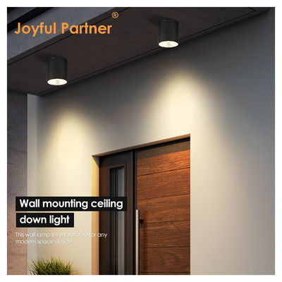 15W सीओबी एलईडी डाउनलाइट सिलेंडर वॉल माउंट लाइट कॉम्पैक्ट डिजाइन सतह फिक्स आउटडोर के लिए