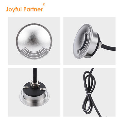 2W IP67 एलईडी इनग्राउंड लाइट्स आउटडोर अल्ट्रा पतला व्यास 55mm SMD एलईडी एल्यूमीनियम आवास के साथ Walkover लाइट्स