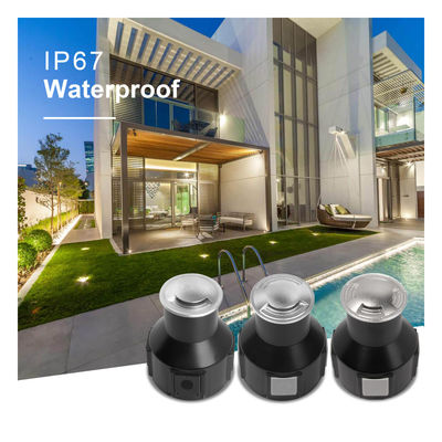 SS316 Waterproof One Two Four Side View 3W एलईडी सिंगल कलर लैंडस्केप Inground Light With CE ROHS Certification