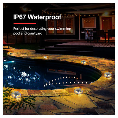 आउटडोर एलईडी वॉकओवर लाइट्स आईपी67 व्यास 70 मिमी 3W सतह घुड़सवार दीपक दो साल की वारंटी के साथ रिसेस्ड एलईडी लाइट्स