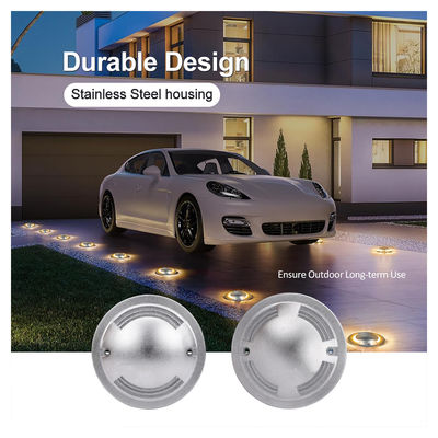 IP67 6W 12 24 वोल्ट रिसेस्ड डेक अंडरग्राउंड लाइटिंग ओएसआर एसएमडी एलईडी आउटडोर पथवे के लिए