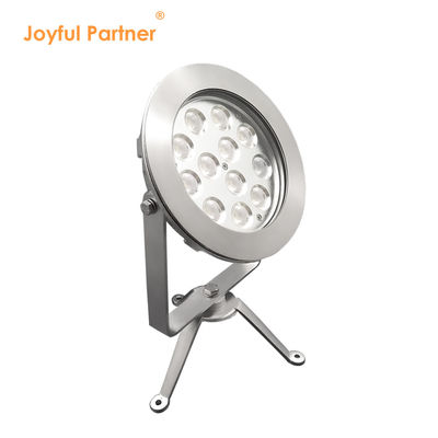 IP68 आउटडोर एलईडी स्पॉट लाइट स्टेनलेस स्टील DMX512 RGBW 12w पानी के नीचे उपयोग के लिए समर्थन DMX नियंत्रक