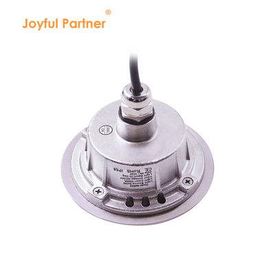 DIA 118mm IP68 304 स्टेनलेस स्टील गर्म सफेद पानी के नीचे एलईडी लाइट 3W DC24v प्लास्टिक माउंटिंग आस्तीन के साथ