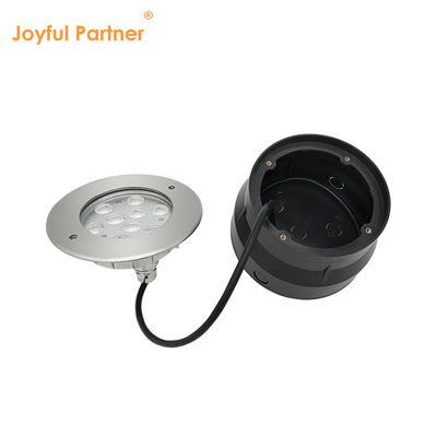 12V 24V एलईडी पानी के नीचे प्रकाश 9W 18W आरजीबी पूर्ण रंग स्टेनलेस स्टील IP68 पूल के लिए रोशनी