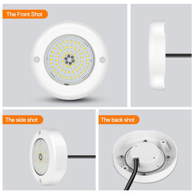 पानी के नीचे स्विमिंग पूल एलईडी रोशनी IP68 रंग बदल AC12v अंतर्निहित निरंतर वर्तमान चालक के साथ