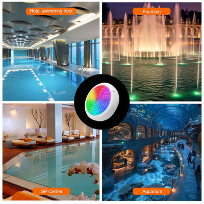 आउटडोर सबमर्सिबल स्विमिंग पूल IP68 एलईडी लाइट IP68 कलर चेंजिंग AC12v इनबिल्ट कंटेंट करंट ड्राइवर