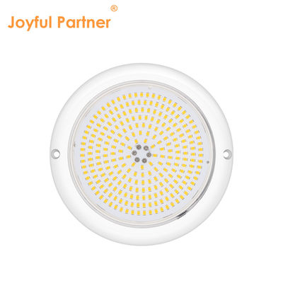 रंग बदलते स्विमिंग पूल रोशनी ABS पीसी आरजीबी Emtting 12V इनपुट गर्म सफेद सतह घुड़सवार