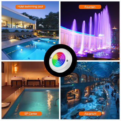 AC12V पनडुब्बी पानी के नीचे IP68 आरजीबी स्विच नियंत्रण 15W राल से भरा सतह घुड़सवार