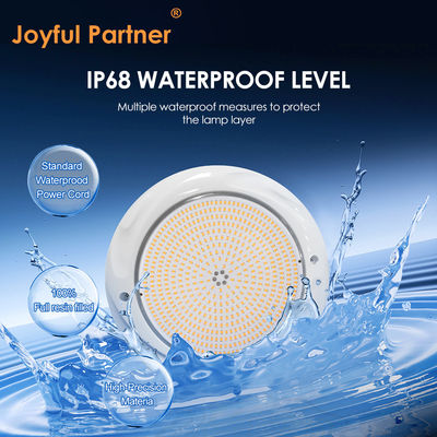 एलईडी स्विमिंग पूल लाइट अंडरवाटर लैंप DIA230*35mm ABS सामग्री IP68 42W सतह घुड़सवार