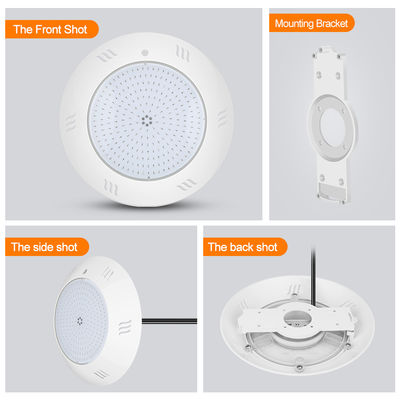 वॉल माउंट IP68 अंडरवाटर लाइट बहुरंगी रिमोट कंट्रोल स्विमिंग एलईडी पूल लाइट एबीएस आवास