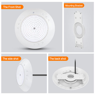 IP68 वाटरप्रूफ आरजीबी पूल लाइट्स SMD 2835 25W लैंडस्केप सजावट के लिए गर्म सफेद