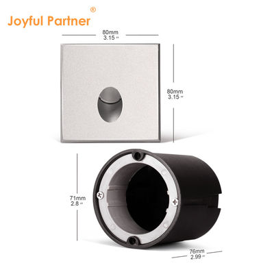 स्मार्ट एलईडी वॉल लैंप IP65 एल्यूमीनियम बॉडी स्क्वायर आकार डीसी 24v 1w 2w 3w एलईडी सीढ़ी प्रकाश