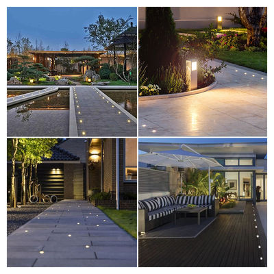 IP67वाटरप्रूफ आउटडोर स्टेनलेस स्टील 316 मिनी 1W कंक्रीट एलईडी इनग्राउंड भूमिगत रिसेस्ड लाइट्स