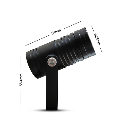 12V 24V IP65 एल्यूमिनियम 1W एलईडी स्पाइक गार्डन लाइट आउटडोर लैंडस्केप स्पॉट लॉन लाइट