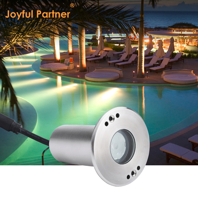 एलईडी मिनी वाटरप्रूफ धंसा हुआ मार्कर 1W 12V DC 8° संकीर्ण बीम कोण IP68 आउटडोर लैंडस्केप लाइटिंग