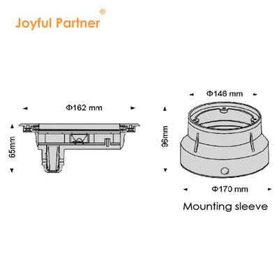 एलईडी अंडरवाटर लाइट 24 वोल्ट 6W 12W स्टेनलेस स्टील 316 शीतल सफेद के साथ स्विमिंग पूल के लिए प्लास्टिक माउंटिंग आस्तीन के साथ