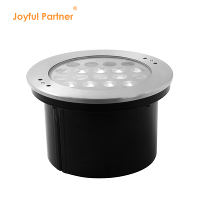 रिमोट और ट्रांसफार्मर के साथ रिसीज्ड अंडरवाटर लाइट DC24V 18W RGB 316 स्टेनलेस स्टील IP68