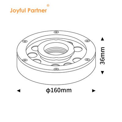 पानी के नीचे एलईडी फव्वारा लाइट्सस्विमिंग पूल के लिए DC12V 24V स्टेनलेस स्टील DMX आरजीबी