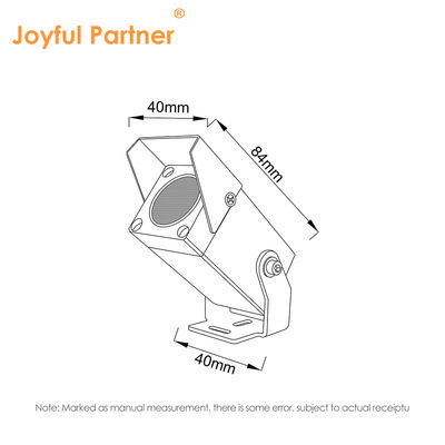 LED Garden Spot Lights 3W AC220V Single Color 3000K Powder Coating Finish With Narrow Beam Angle