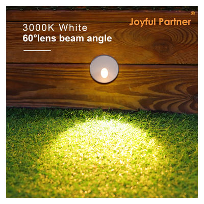 सीढ़ियों के लिए प्लास्टिक माउंटिंग स्लीव के साथ कस्टमाइज़ recessed स्टेप लाइट्स AC220V डाई-कास्टिंग एल्यूमिनियम बॉडी