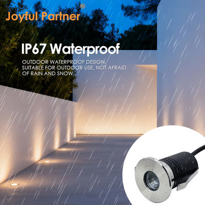 रीसेस्ड डीप एंटी-ग्लेयर लाइट्स DC24V 3W राउंड शेप डिमेबल फॉर अर्बन वॉकवेज़ मेड इन चाइना