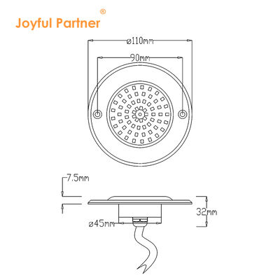 316 स्टेनलेस स्टील एलईडी PAR56 पूल लाइट राल भरा हुआ IP68 स्विमिंग पूल एलईडी रोशनी