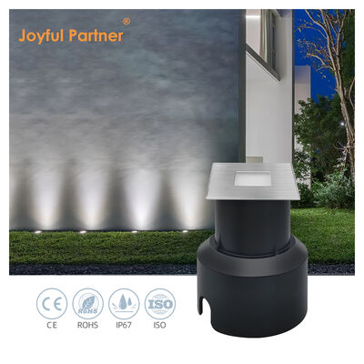 एलईडी अंडरग्राउंड लाइट्स 3W स्क्वायर शेप 304 या 316 स्टेनलेस स्टील 45*45MM फ्रेम एल्यूमीनियम डाई कास्ट बॉडी