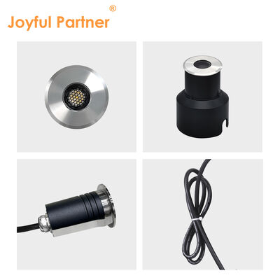 अंडरग्राउंड अप लाइट IP67 3W CREE एलईडी एंटी ग्लेयर डिजाइन DIA45MM सड़क के लिए एल्यूमीनियम आवास