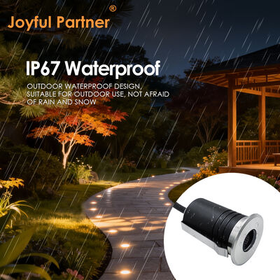 एलईडी अंडरग्राउंड लाइट IP67 3W 3 साल की वारंटी कटआउट 40-42MM चौकों के लिए फुटपाथ