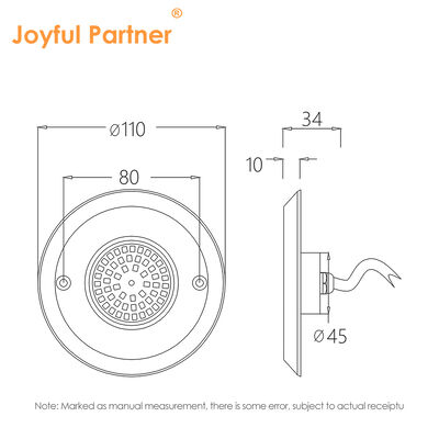 एलईडी पूल लाइट्स DC12V 42W 10MM मोटाई एकीकृत SMD 2835 आरजीबी रंग बदलने वाले राल स्टेनलेस स्टील सामग्री से भरा