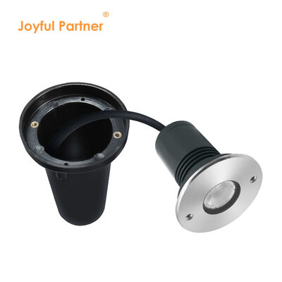 एलईडी इन-ग्राउंड लाइट्स एंटी-ग्लेयर 1W 24V DC वार्म व्हाइट 3000K हनीकॉम्ब डिज़ाइन के साथ