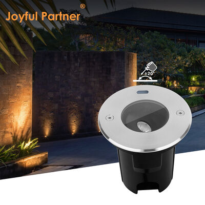 समायोज्य बीम कोण एलईडी भूमिगत प्रकाश गहरी विरोधी चकाचौंध Recessed 4000K DIA95MM 3W CREE SMD 3535