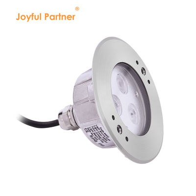 3W वाटरप्रूफ IP68 एलईडी स्विमिंग पूल पानी के नीचे प्रकाश 316 एसएस आरजीबी DMX512 तालाब प्रकाश