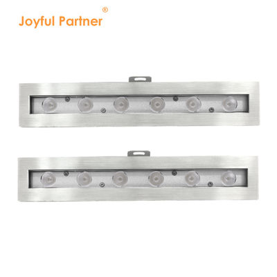 एलईडी अंडरवाटर स्पॉट लाइट IP68 6W 12W RGB3 इन 1 290MM लंबाई माउंटिंग सपोर्ट के साथ