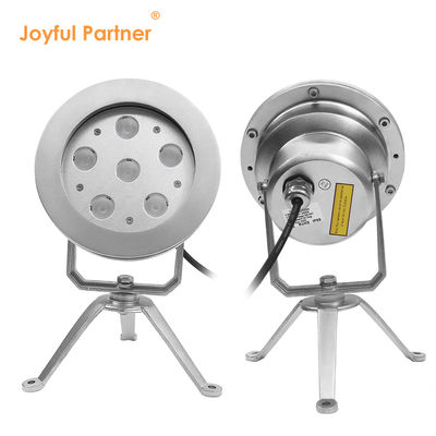 एलईडी फव्वारा दीपक 6*2W आरजीबी डीएमएक्स स्टेनलेस स्टील316 शरीर DC12V/24V IP68 स्विमिंग पूल के लिए