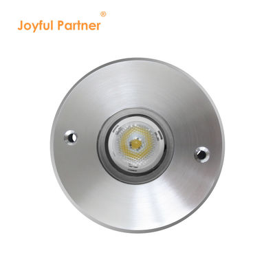 एलईडी इनग्राउंड दफन लैंप IP67 1W 3W DIA67MM DC24V फ्लोर रीसेस्ड वाटर-रेसिस्टेंट आउटडोर गार्डन के लिए